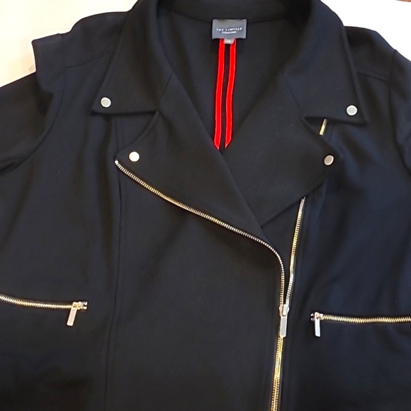 The Limited Collection Black Moto Jacket w/Bell Sleeves - Picture 14 of 15